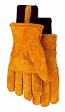 Thermolite Lined Suede Cowhide Leather Work Gloves, 450TL, Size: Medium by Midwest Gloves & Gear