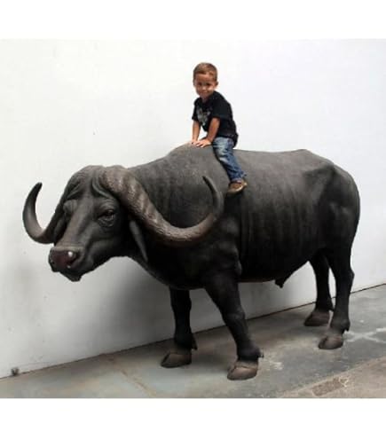 Amazon.co.jp: フォークアート25㎝アフリカ民族木彫犀サイオブジェ置物