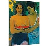ポール・ゴーギャンプレミアムシックラップキャンバス壁アート印刷題名2つTahitianレディース、1899 30" x 40" 2006980_24_30x40_none