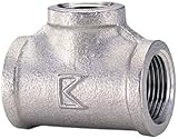 キッツ ステンレス鋼製ねじ込み管継手 [SCS13A] “径違いチーズ " KITZ-PRT(1) 1/2B [15A] (1/2×3/8)