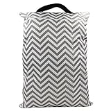 Large Wet Dry Hanging Stroller Pockets Pail Bag for Baby Cloth Diaper Nappy Bag - OHBABYKA (one size