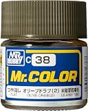 GSI クレオス(GSI Creos) GSIクレオス Mr.カラー オリーブドラブ (2) つや消し 10ml 模型用塗料 C38