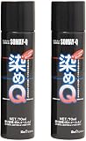 染めQ エアゾール 70ml ブラック 【2本セット】 速乾 密着 色変え 塗り替え 補修 ナノテクカラースプレー 本革 ビニールレザー 合成皮革 プラスチック 木材 DIY ハンドメイド
