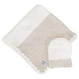 Kashwere カシウェア 国内検針済 Baby Blanket-Rugby Stripe w/ Cap ベビーブランケット＆ センターストライプ キャップ モルト BB-69c-195-30 [並