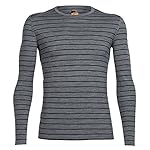 (アイスブレーカー)icebreaker Oasis LS Stripe Crewe IT61551 GS L