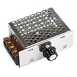 速度コントローラー DROK マイクロAC 110V 4000W電圧レギュレータSCR 110VAC調光スピードコントロール 温度ガバナパワーモニタ 調光モニター