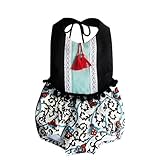 Cutelove 子供服 ロンパース カバーオール 夏 可愛い サスペンダーカバーオール レース 蓮の葉柄 袖なし ベビー 女の子 幼児 おしゃれ