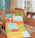 Jungla 6ピースベビーベッド寝具セット