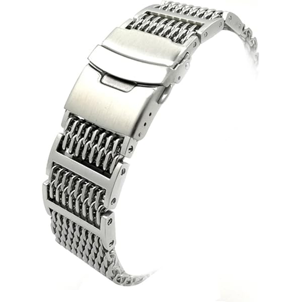 KS ステンレススチール メッシュブレスレット Amazon | 20 mmステンレススチールシャークメッシュMilanese