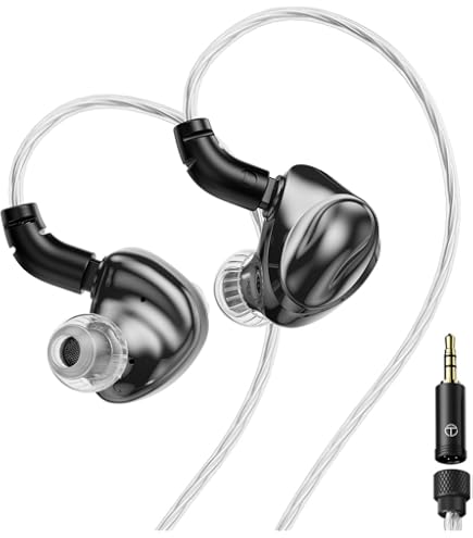 TRN Caravel 有線イヤホン Amazon.co.jp: TRN Caravel モニターイヤホン 1DDガラス振動板 +1PD