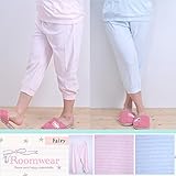 (INUJIRUSHI)犬印本舗 Fairy マタニティ 7部丈パンツ Mサイズ サックス系