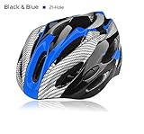 IPRO サイクリング ヘルメット 自転車用 スタイリッシュ 軽量 頭囲54-63cm 21穴 通気性 ロードバイク スポーツ バイク (ブルー)