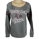 Texas A & M Aggies公式NCAA Sweatshirt w /カットネック。L by Glitterギア