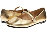 [ポロ ラルフローレン] Polo Ralph Lauren Kids ガールズ Alyssa (Toddler) フラットシューズ Gold Leather 8.5 Toddler(15.2cm) 