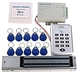 MATEE Access Control System Kit With Keypad Power Supply 280kg/617lb Holding Force Magnetic Lock Exi