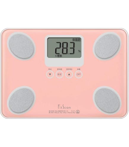 Amazon | タニタ 体重 体組成計 ピンク FS-102 PK フィットスキャン 