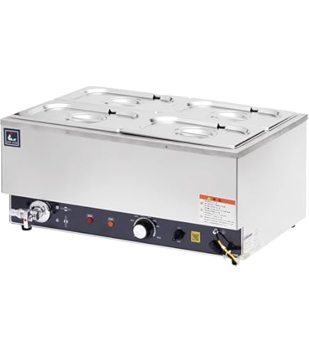 Amazon.co.jp: EBM 電気式フードウォーマー 湯煎式 YFK-1 1/1 3790000