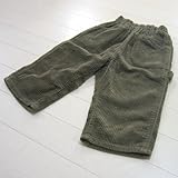 【30%OFF?10周年感謝SALE】DaddyOhDaddy キッズズー コールデュロイカーゴパンツ80cm カーキー [Baby Product]