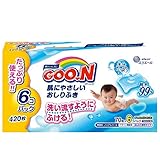 グーン肌にやさしいおしりふきつめかえ用　70枚×6P