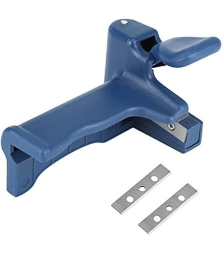 Swpeet 50-Piece M5 X 40mm Confirmat Screws – Blue-White Zinc Plated Carbon Steel, Phillips Drive Countersunk Self-Tapping Furniture Connecting Screws For Assembly & Mounting