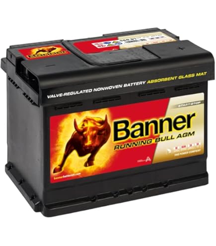 Amazon.co.jp: 【バナー/Banner】輸入車バッテリー Running Bull Agm