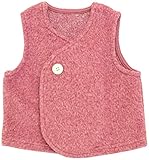 アンナニコラ メランジフリース ベスト 80cm エンジ AN-149V F04 日本製