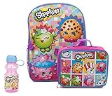 Shopkins 3 Piece Kids Backpack Set - School Backpack, Lunch Bag & Water Bottle [並行輸入品]