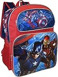 Marvel Captain America Deluxe 3D Embossed 16" School Bag Backpack [並行輸入品]