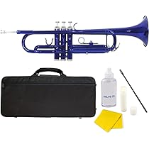 【美品】Soleil トランペット マウスピース付 Amazon | Soleil ソレイユ トランペット STR-1/MBL メタリックブルー