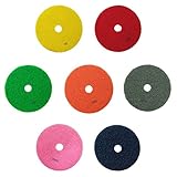 Perfk 全2サイズ　ダイヤモンド　高性能　ドライ/ウェット　研磨パッド　花崗岩　大理石　研削と研磨に使用　7個　 - 直径80mm