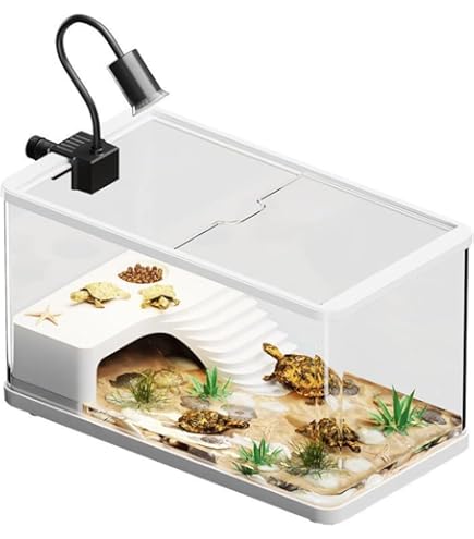 Amazon | WOLKKAM ヤドカリ飼育箱 小型高級ヴィラ カニ専用生態水槽