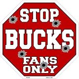 スマートブロンドBucksファンのみメタルノベルティOctagon Stop Sign bs-258