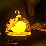 LEDナイトライトfor Kids with CuteランプBird withタッチコントロール3レベルの明るさ M1