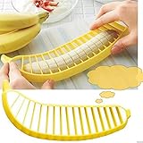 LuxBene(TM) バナナスライサーカッターチョッパーフルーツサラダキュウリ野菜ピーラーキッチンツールクリエイティブガジェットC45