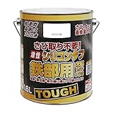 ニッペ 高耐久シリコン樹脂塗料 油性シリコンタフ ホワイト(白) 1.6L
