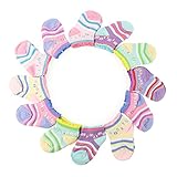 12 Pairsキュートガールズカジュアル足首ソックスキッズスポーツAssortedベビー乳児Ages 0 – 1