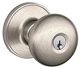 Schlage j54-str Stratusシングルシリンダーキー付きのエントリノブセットからJシリーズ( F , J54STR619 1