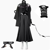 孫六兼元 コスプレ衣装 送料無料】 黒×灰 マフラー付き着物衣装セット 孫六