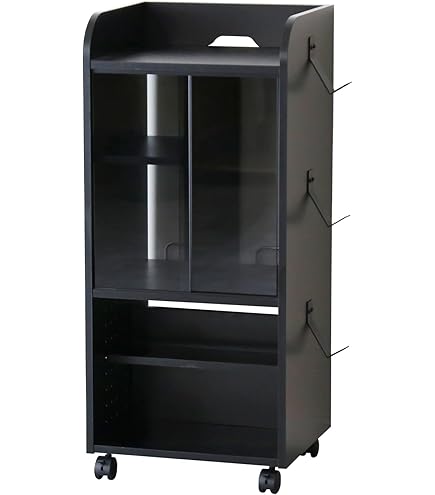 Amazon｜ゲーム機 収納 ラック ホワイト 約W24.7×D36.5×H60.3cm タワー