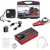 ポータブルジャンプスターター　GRIOTS  950 Amazon | 12Vジャンプスターター 電動空気入れ 49800mAh 【収納