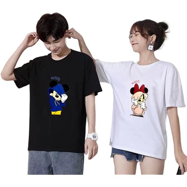 Amazon | [DAKOU] ディズニー ミッキー キャラクター 親子tシャツ 