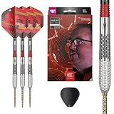 TARGET Darts Stephen Bunting G5 95%タングステンダーツセット(22G)、スチールチップスイスポイントダーツ|ジェネレーション5プレイヤーエディションスイスポイント付きダーツ、プロフェッショナルダーツセット、スイスポイントツール付属