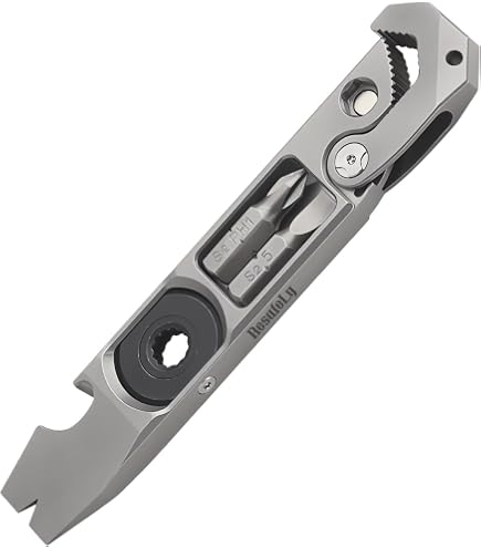 Keylala Mighty Bar - Stainless Steel Multifunction EDC Pry Bar For Keychain & Everyday Use