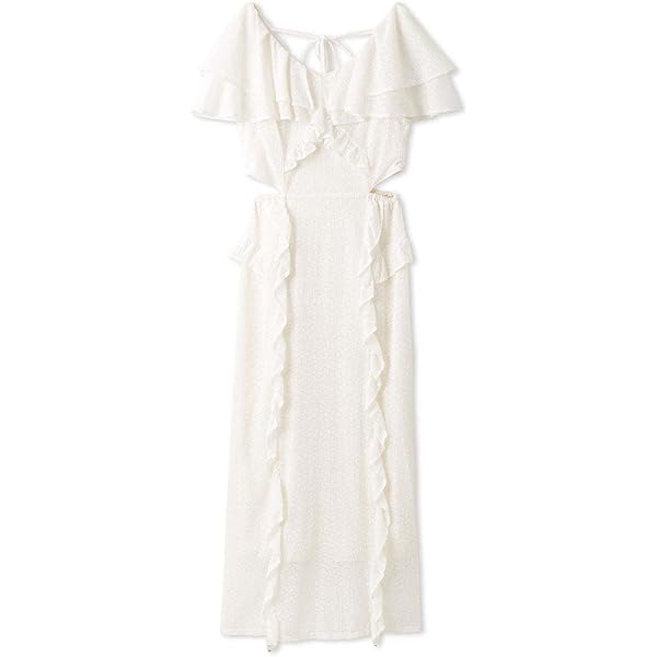 LILY BROWN ホワイト 半袖ドレス　LWFO241802 LILY BROWN 【SALE60%OFF】【即納】 リリーブラウン ワンピース