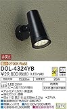 大光電機(DAIKO) LEDアウトドアスポット (LED内蔵) LED 26W 電球色 2700K DOL-4324YB