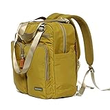 【ベビーアムール】Bebamour マザーズバッグ リュックサック 防水 オムツ替え用シート付 3WAY (黄)