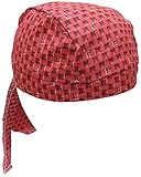 LAPCO DU RAG RED SQUARE BANDANA CAP(ドゥーラグ バンダナキャップ) [並行輸入品]