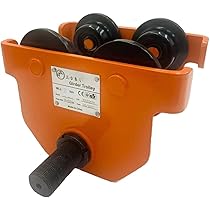 Amazon | 【三方良し】手動トロリー ネジ式プレーントロリー H鋼