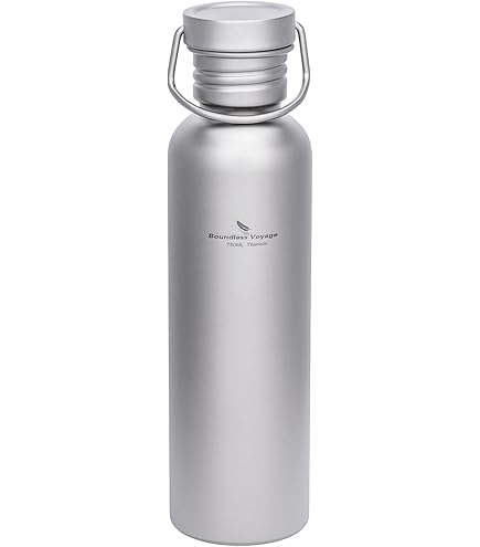 Amazon.co.jp: KEITH チタン水筒 1200ml 大容量 広口 軽量 登山 