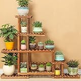 フラワースタンド フラワースタンド 木製 - ソリッドウッドフラワースタンドシェルフバルコニーマルチレイヤーウッドフラワーポットラックリビングルームパルンディスプレイラック